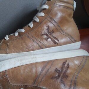Frye Dylan High-Calf Lace-up Casual Sneaker Shoes Boots sz 10M
